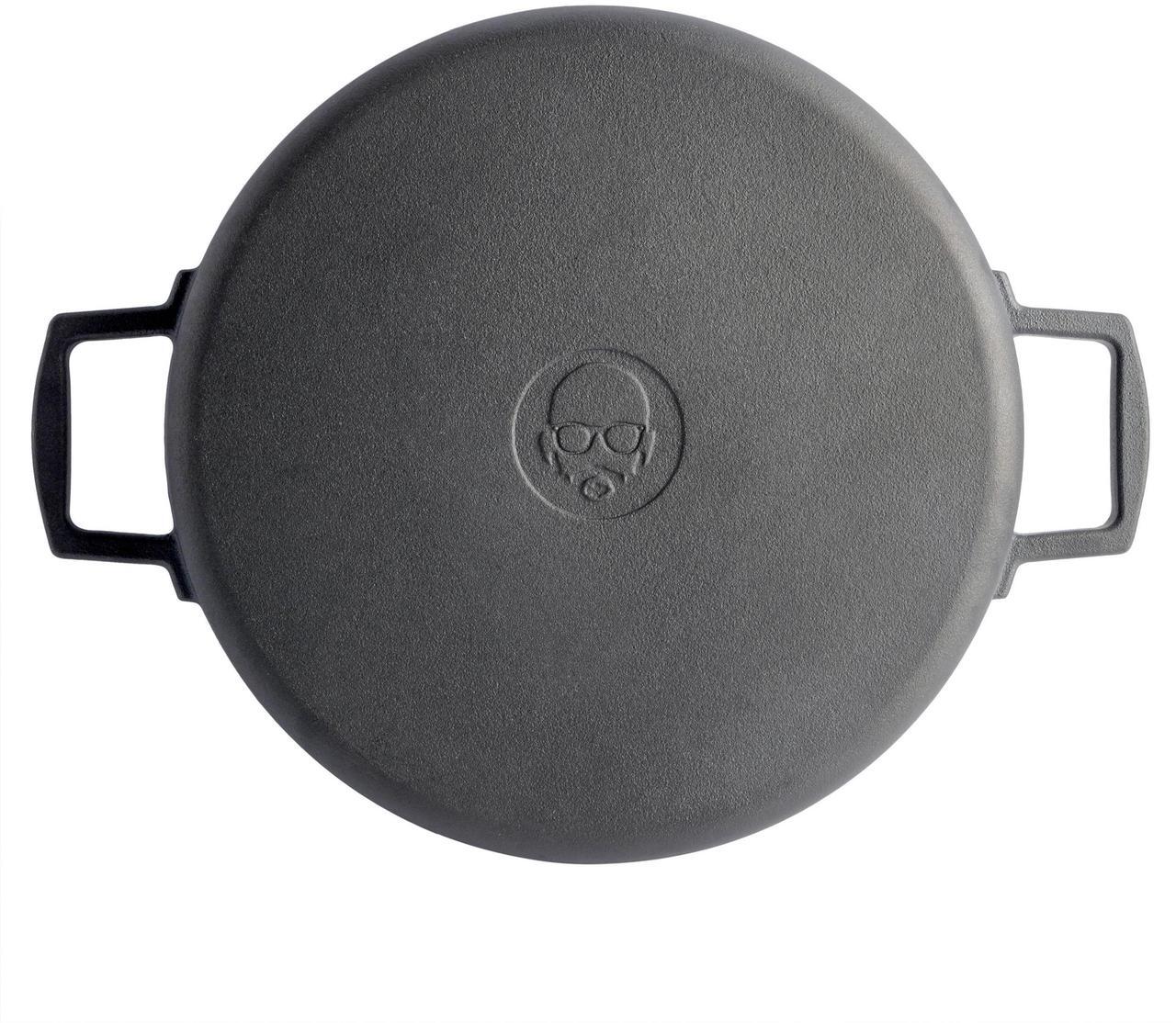 Alt view image 4 of 5 - Babish 13 Inch Pre-Seasoned Cast Iron Everyday Pan in Black