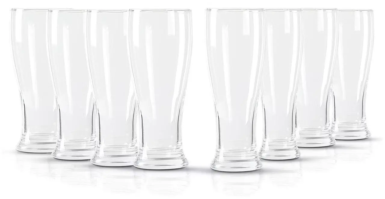 Main image of Gibson Home Callum 8 Piece 15.6 Ounce Tall Pub Glass Set in Clear
