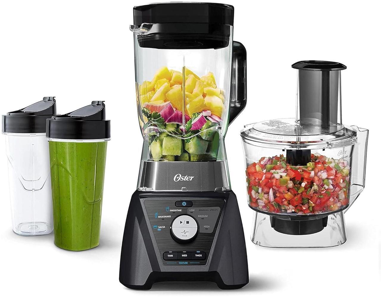 Alt view image 2 of 7 - Oster Texture Select Pro Series 1200 Watt Blender and Food Processor