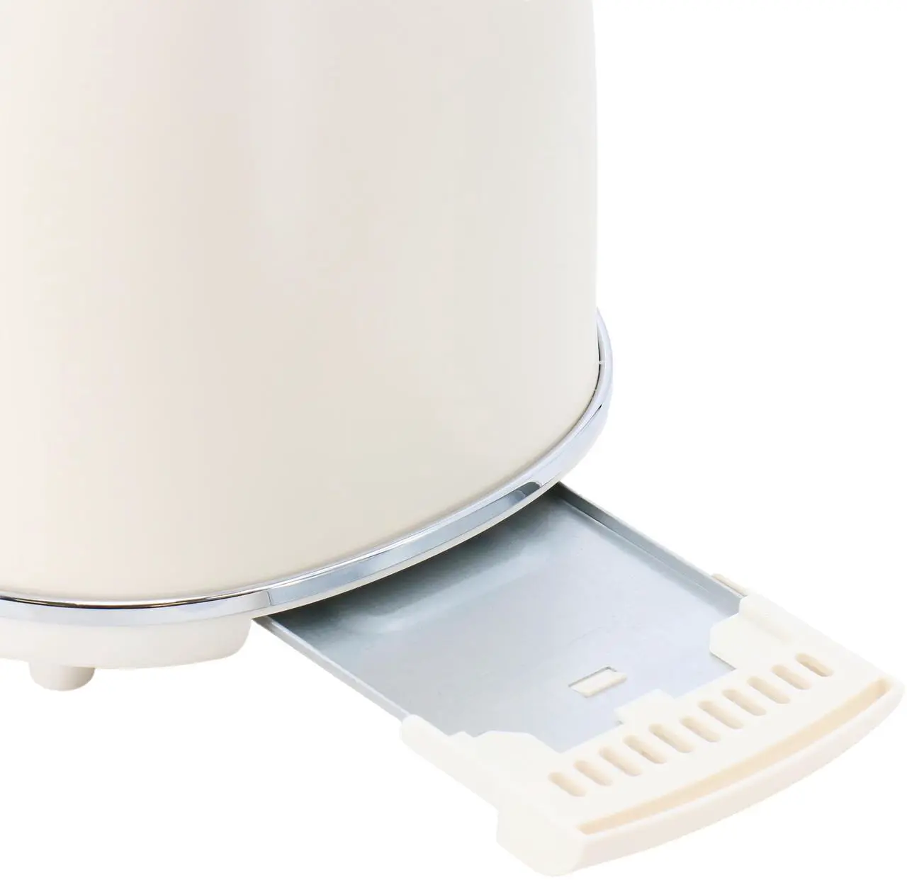Alt view image 6 of 7 - MegaChef 1.7 Liter Electric Tea Kettle and 2 Slice Toaster Combo in Matt Cream