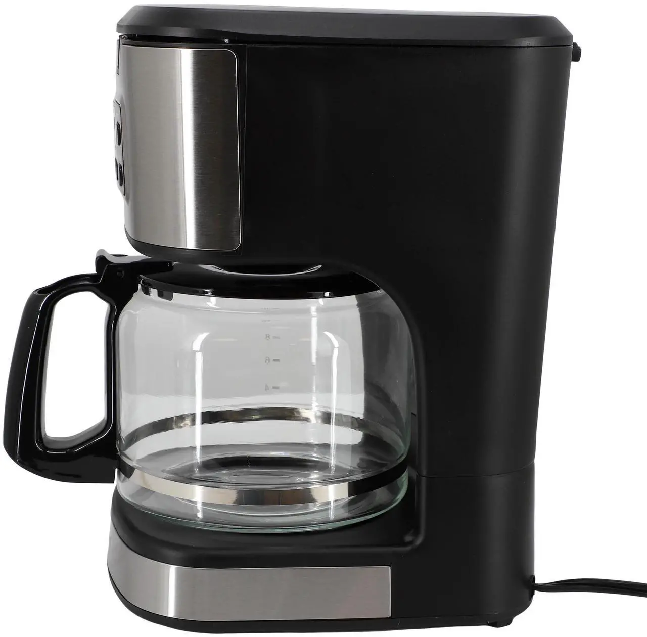 Alt view image 3 of 7 - Better Chef 12-Cup Programmable Coffee Maker in Black with Stainless Steel Accents