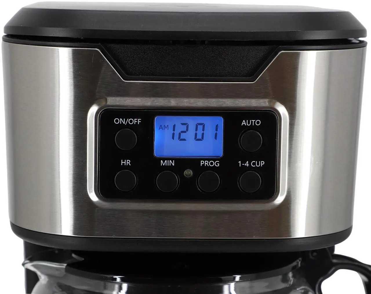 Alt view image 4 of 7 - Better Chef 12-Cup Programmable Coffee Maker in Black with Stainless Steel Accents