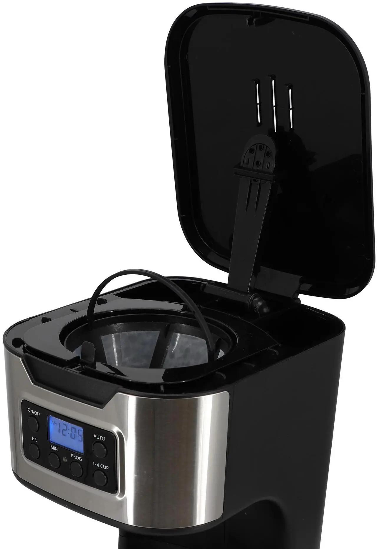 Alt view image 5 of 7 - Better Chef 12-Cup Programmable Coffee Maker in Black with Stainless Steel Accents