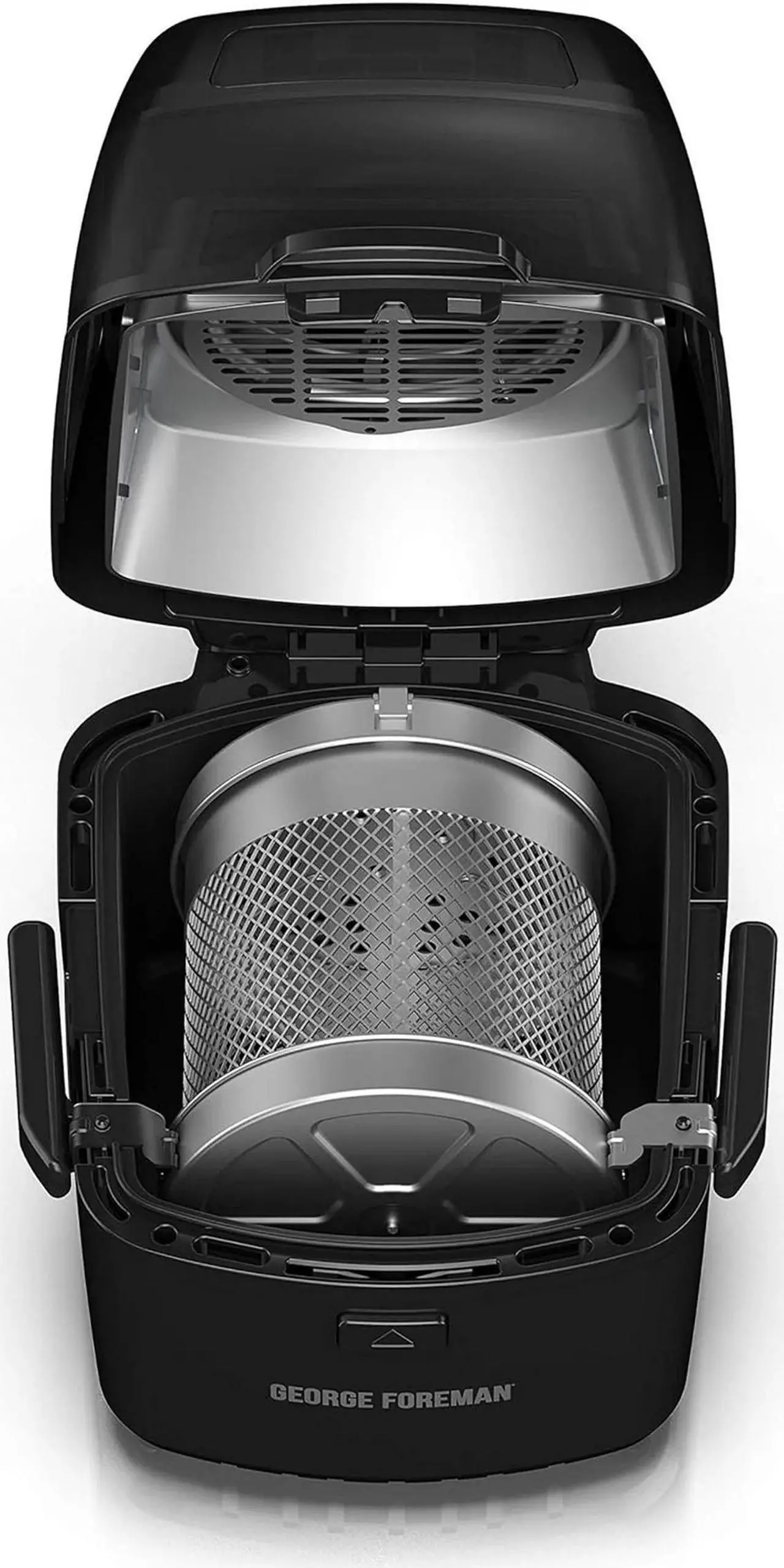 Alt view image 4 of 7 - george foreman ghfd6800b twist n crisp air fryer, with rotisserie attachment, 3l capacity, black