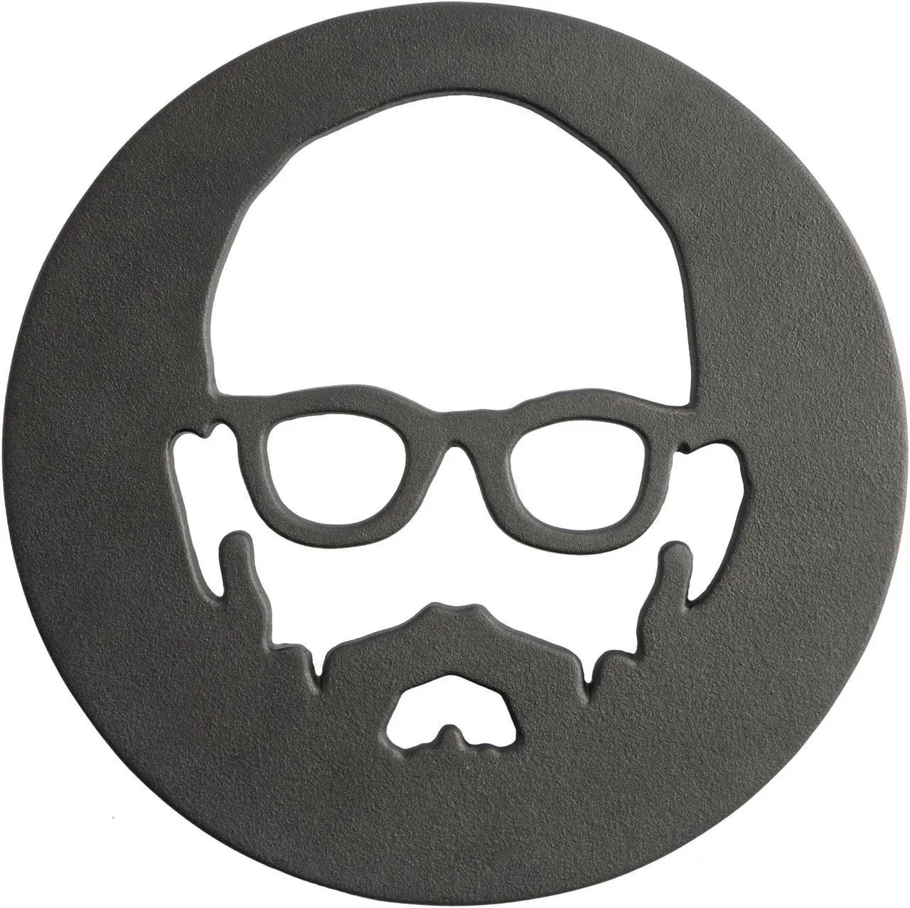 Main image of Babish 8 Inch Round Cast Iron Trivet in Black