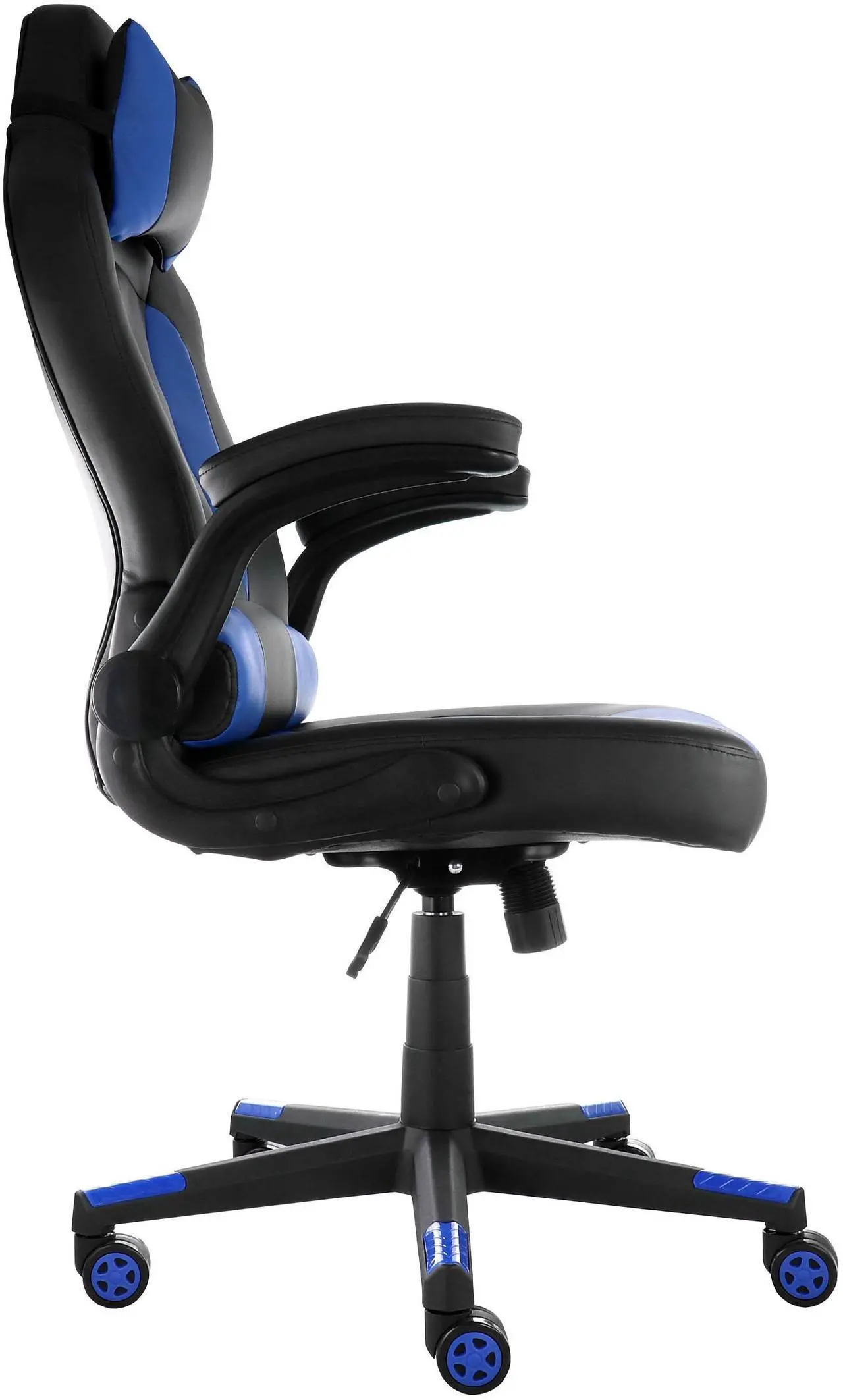 Alt view image 2 of 7 - Elama High Back Adjustable Faux Leather Office Chair in Black