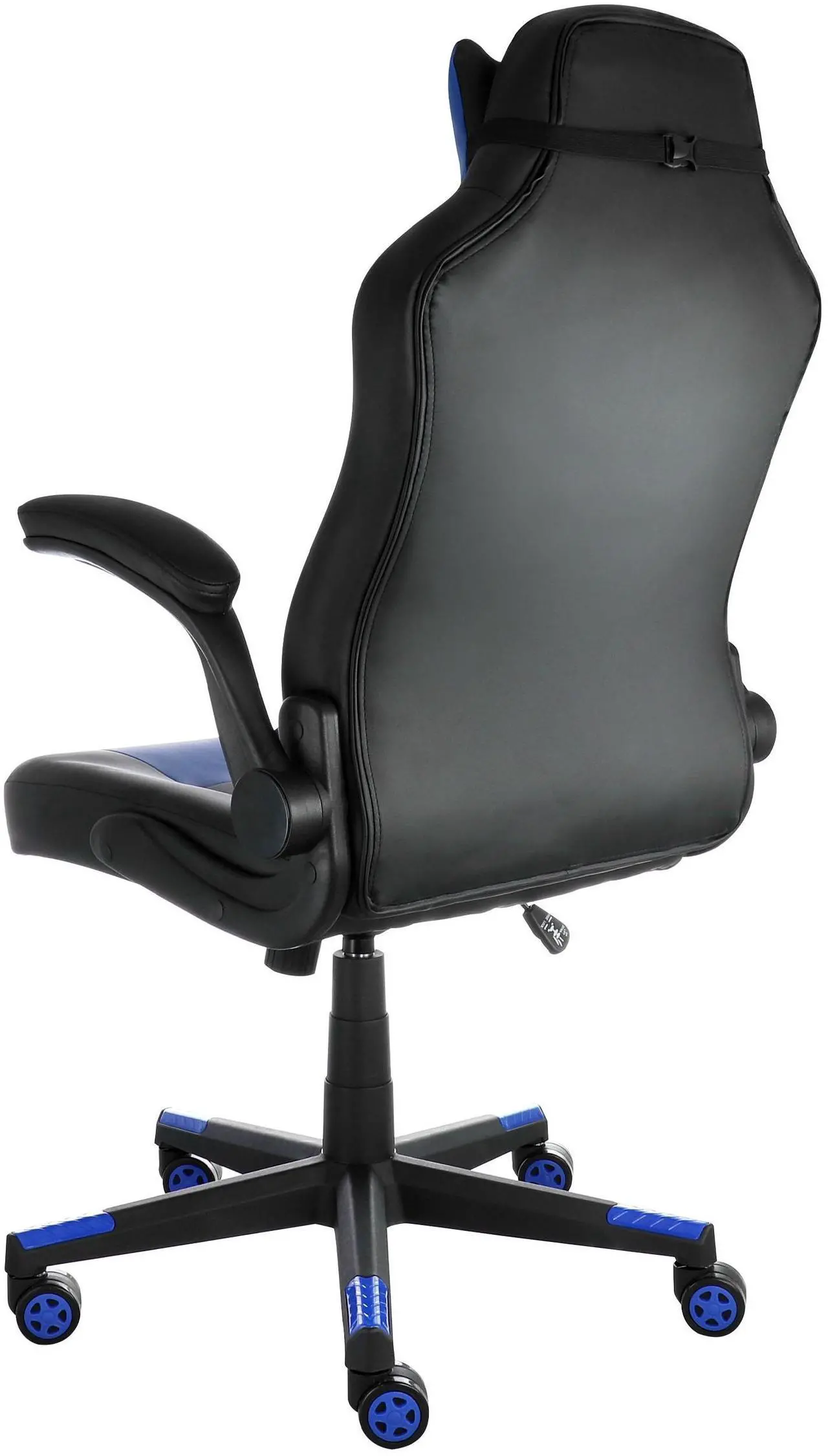 Alt view image 3 of 7 - Elama High Back Adjustable Faux Leather Office Chair in Black