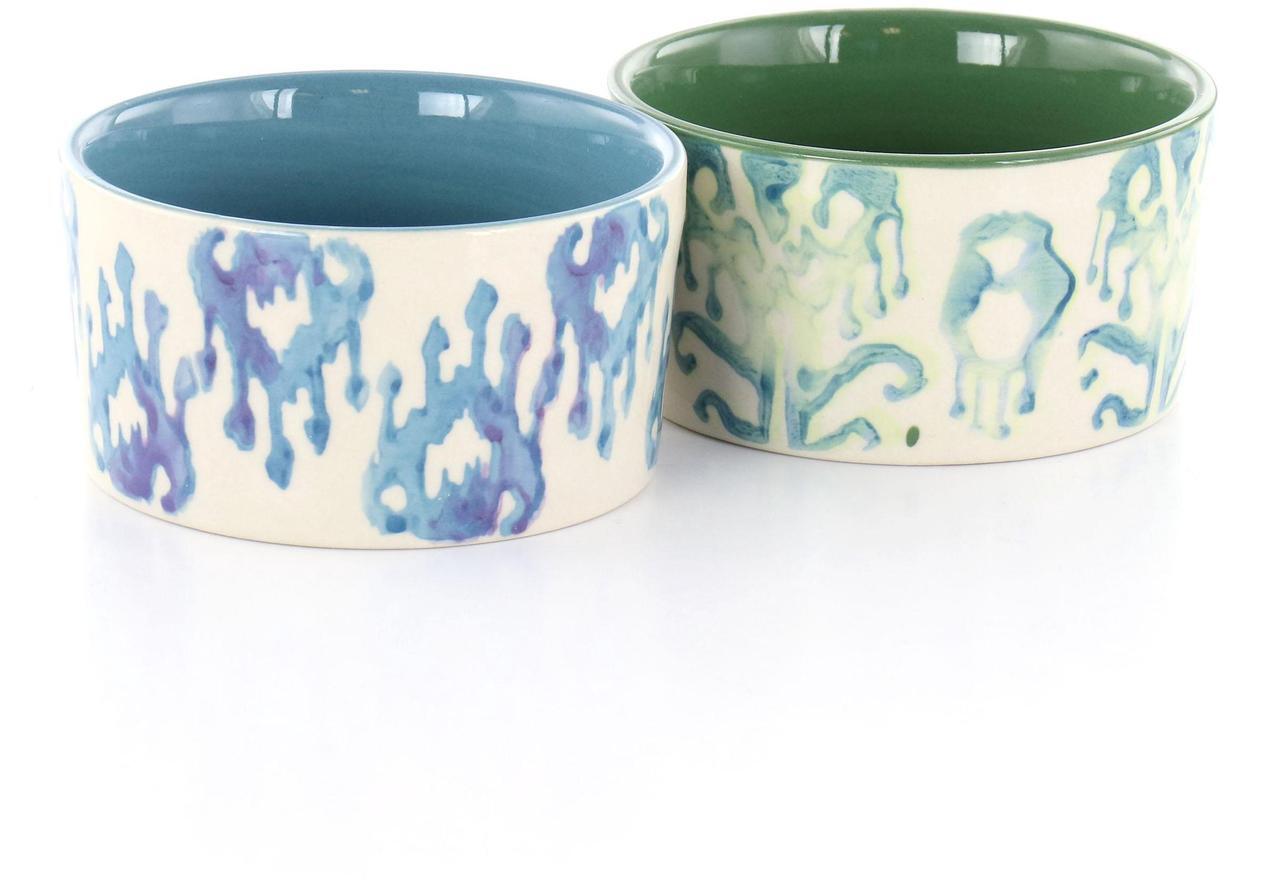 Alt view image 3 of 7 - Spice By Tia Mowry 4 Piece Round 6.5 Ounce Stoneware Ramekin Set