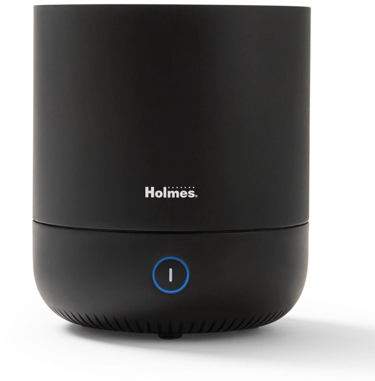 Main image of Holmes Ultrasonic 0.36 Gallon Cool Mist Top Fill Antimicrobial Humidifier in Black