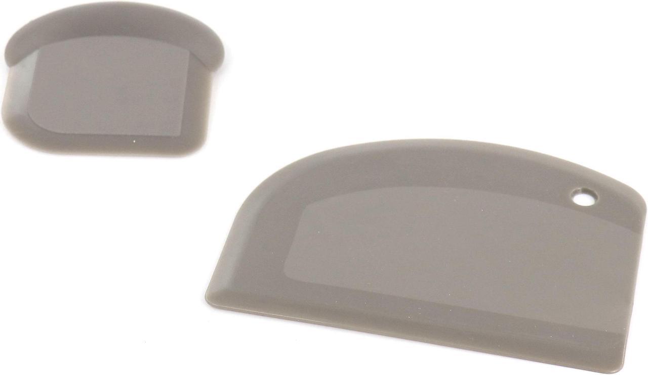 Alt view image 3 of 6 - Martha Stewart Flexible Polymer Scraper Set in Gray