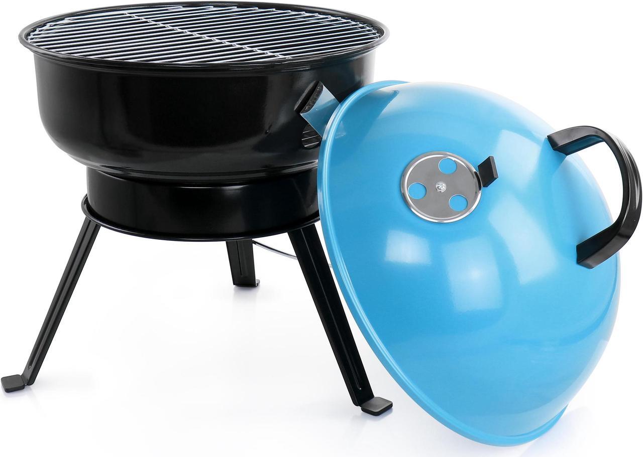 Alt view image 3 of 6 - Gibson Home Fireblue Portable 14 Inch BBQ Grill
