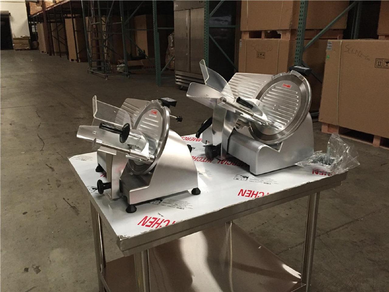 Main image of New 12" Commercial Stainless Steel Meat Slicer NSF HBS-300