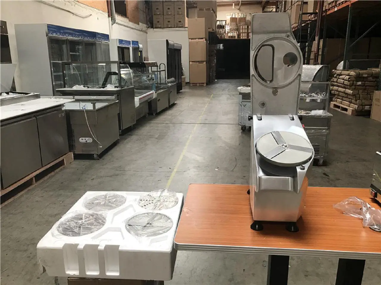 Alt view image 3 of 4 - New Electric Food/Vegetable Processor Cutter NSF HLC-300