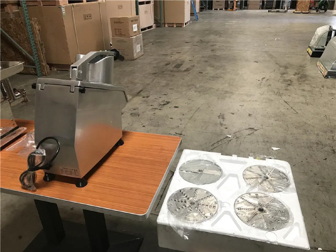 Alt view image 4 of 4 - New Electric Food/Vegetable Processor Cutter NSF HLC-300