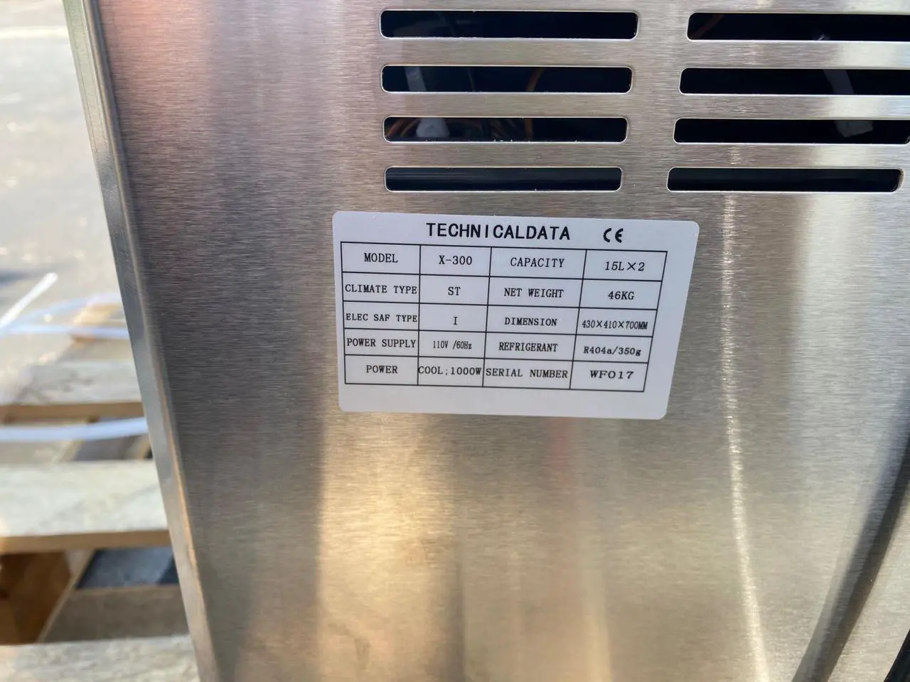 Alt view image 4 of 4 - New 15L Frozen Slush Machine Two Bowl X-300