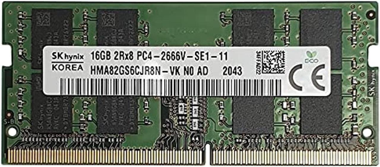 Alt view image 2 of 3 - hma82gs6cjr8n-vk hynix 16gb 2rx8 pc4-2666v-s memory module (1x16gb)
