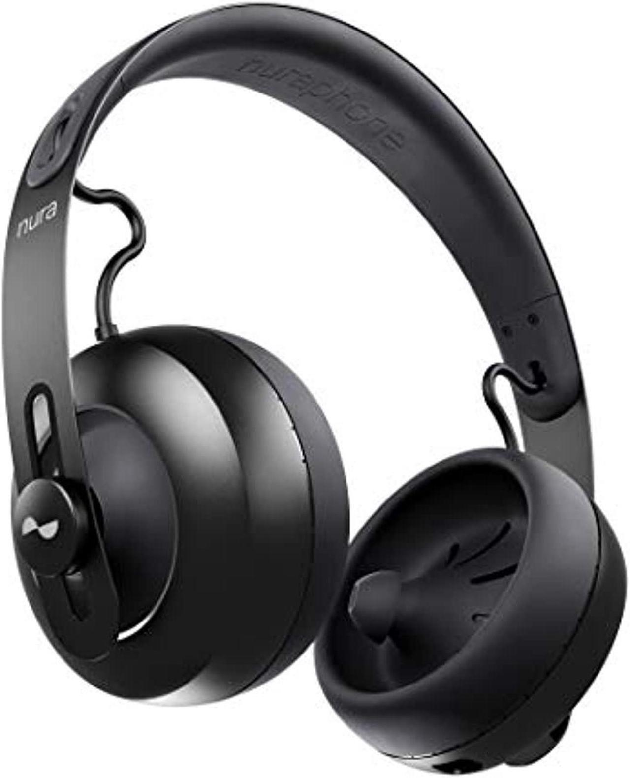 Alt view image 2 of 7 - Nura - Nuraphone 100B ANC Wireless Bluetooth Over Ear Headphones with Earbuds-Black