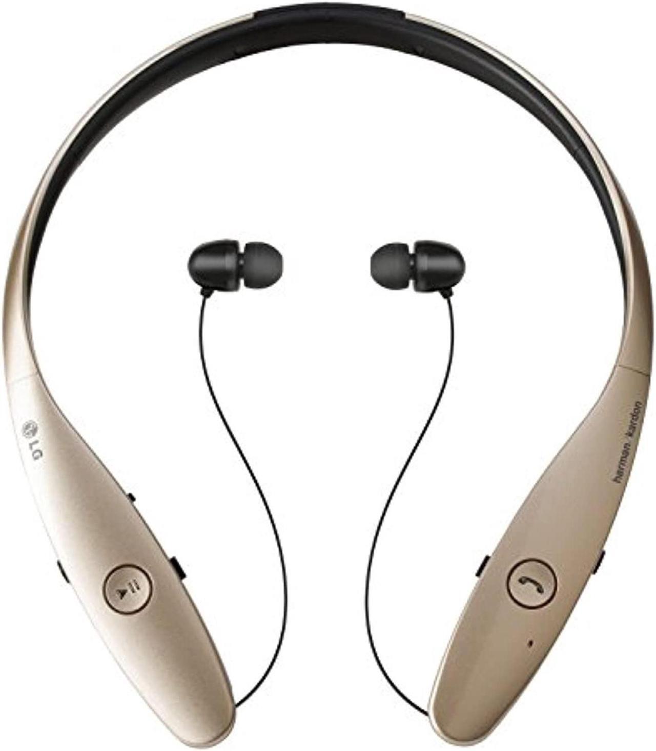 Alt view image 4 of 4 - LG Electronics Tone Infinim HBS-900 Bluetooth Wireless Stereo Headset- Retail Packaging - Gold