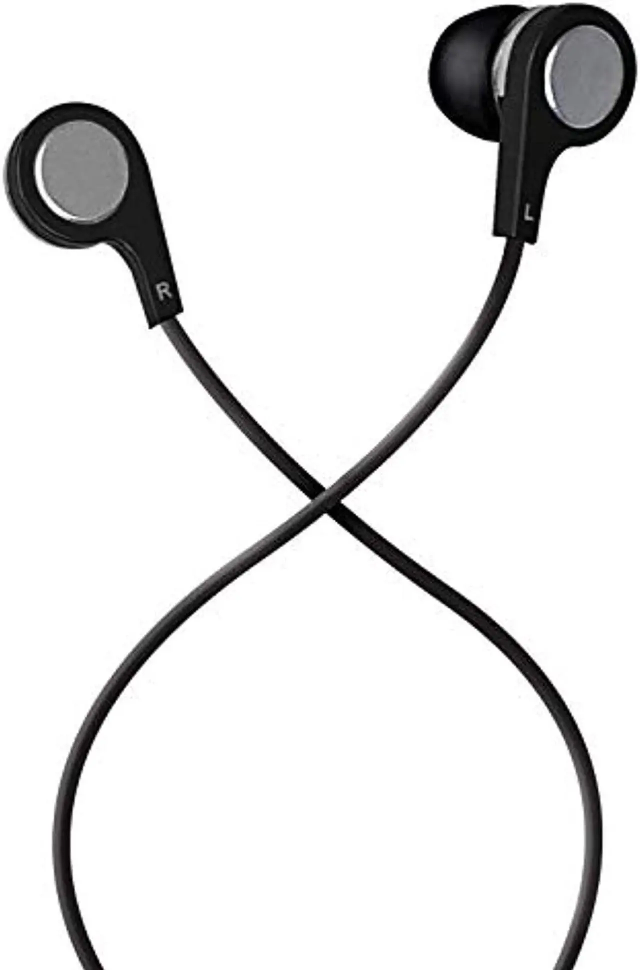 Alt view image 4 of 11 - Maxell B-13 Bass Earbuds with Microphone, Black, 52" Cord 199621