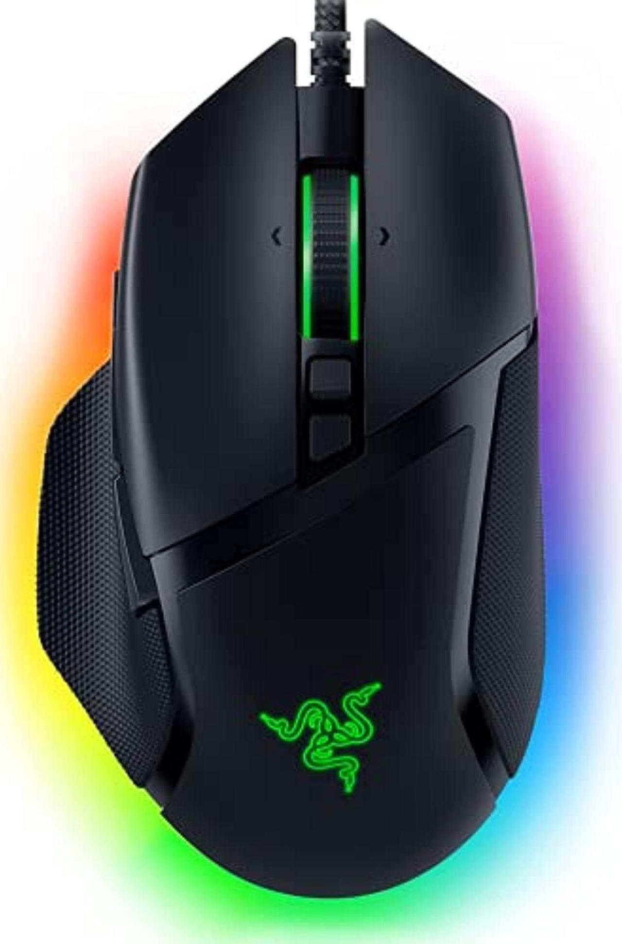 Main image of Razer Basilisk V3 Customizable Ergonomic Gaming Mouse: Fastest Gaming Mouse Switch - Chroma RGB Lighting - 26K DPI Optical Sensor - 11 Programmable Buttons - HyperScroll Tilt Wheel - Classic Black