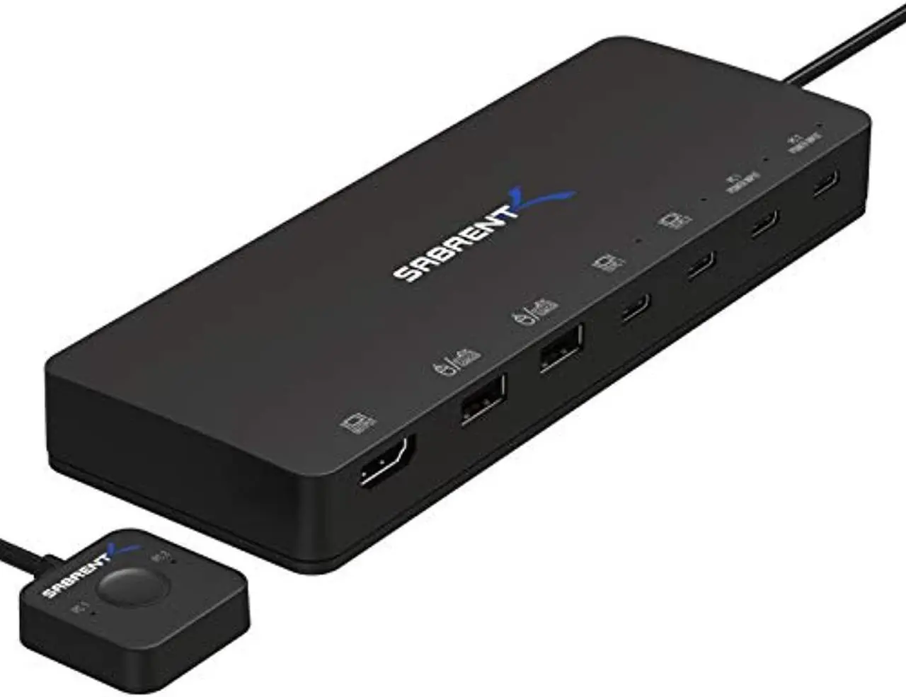 Alt view image 10 of 11 - SABRENT 2-Port USB Type-C KVM Switch with 60 Watt Power Delivery Option (USB-KCPD)