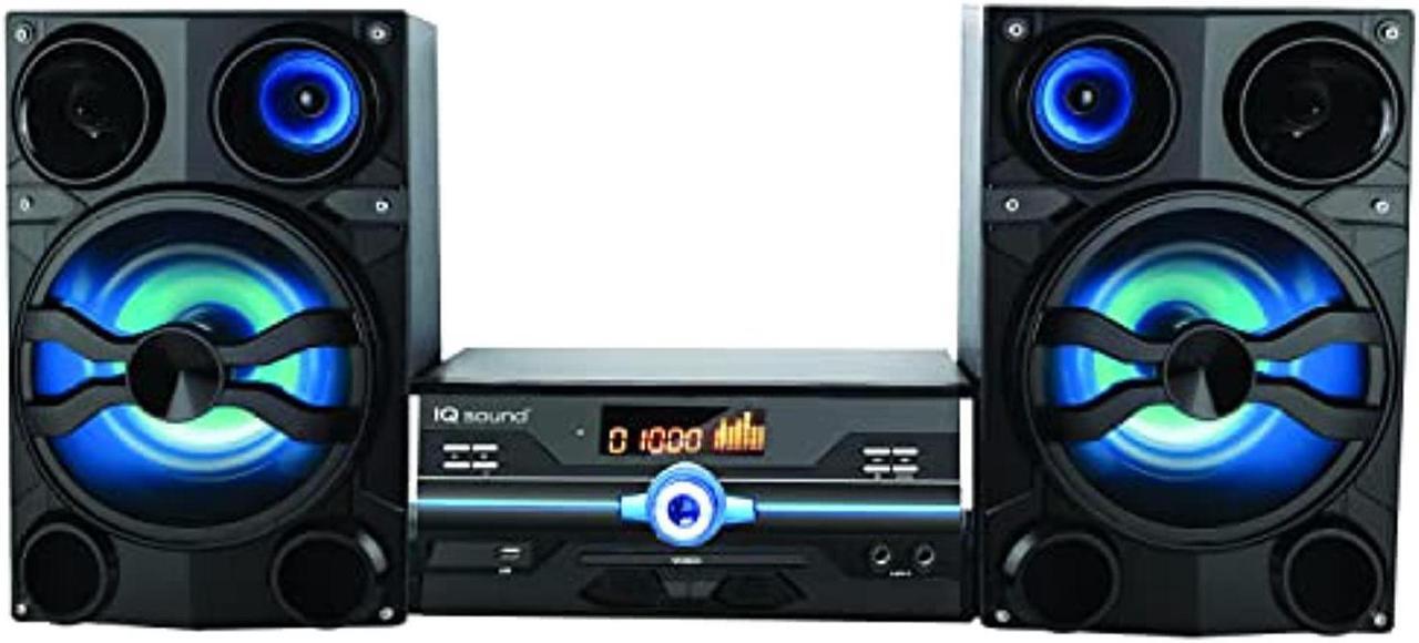 Alt view image 12 of 19 - Supersonic IQ Sound IQ-9000BT HiFi Multimedia Audio System with Bluetooth and AUX/USB/Mic Inputs