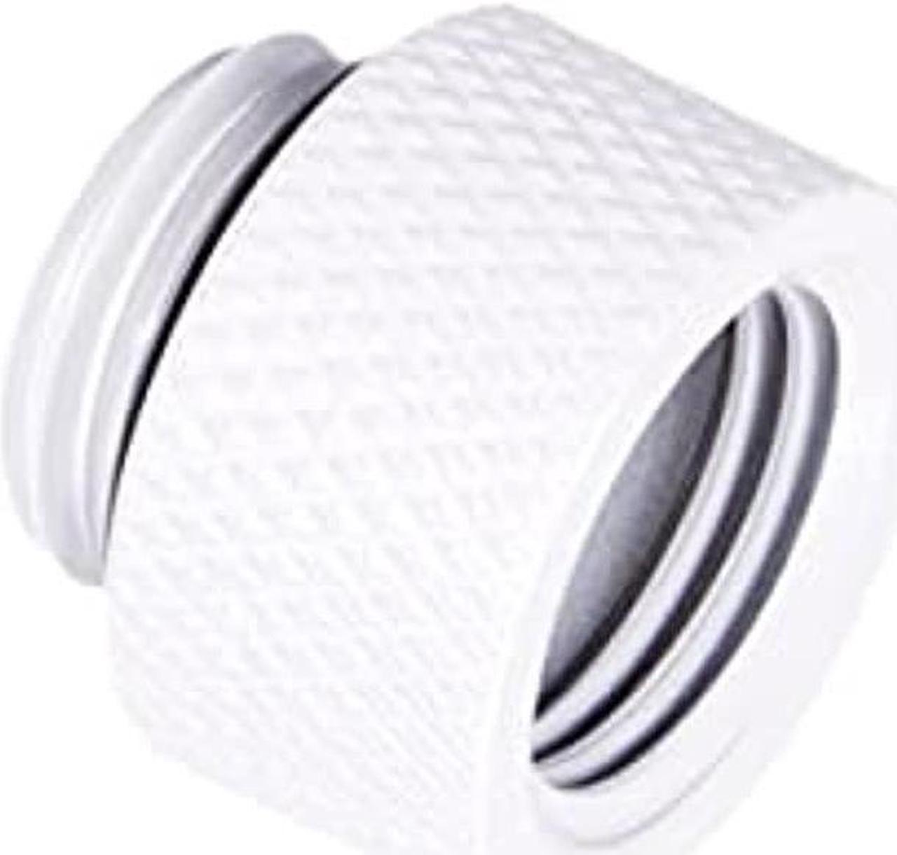 alphacool 17488 eiszapfen extension g1/4 outer thread to g1/4 inner thread - white