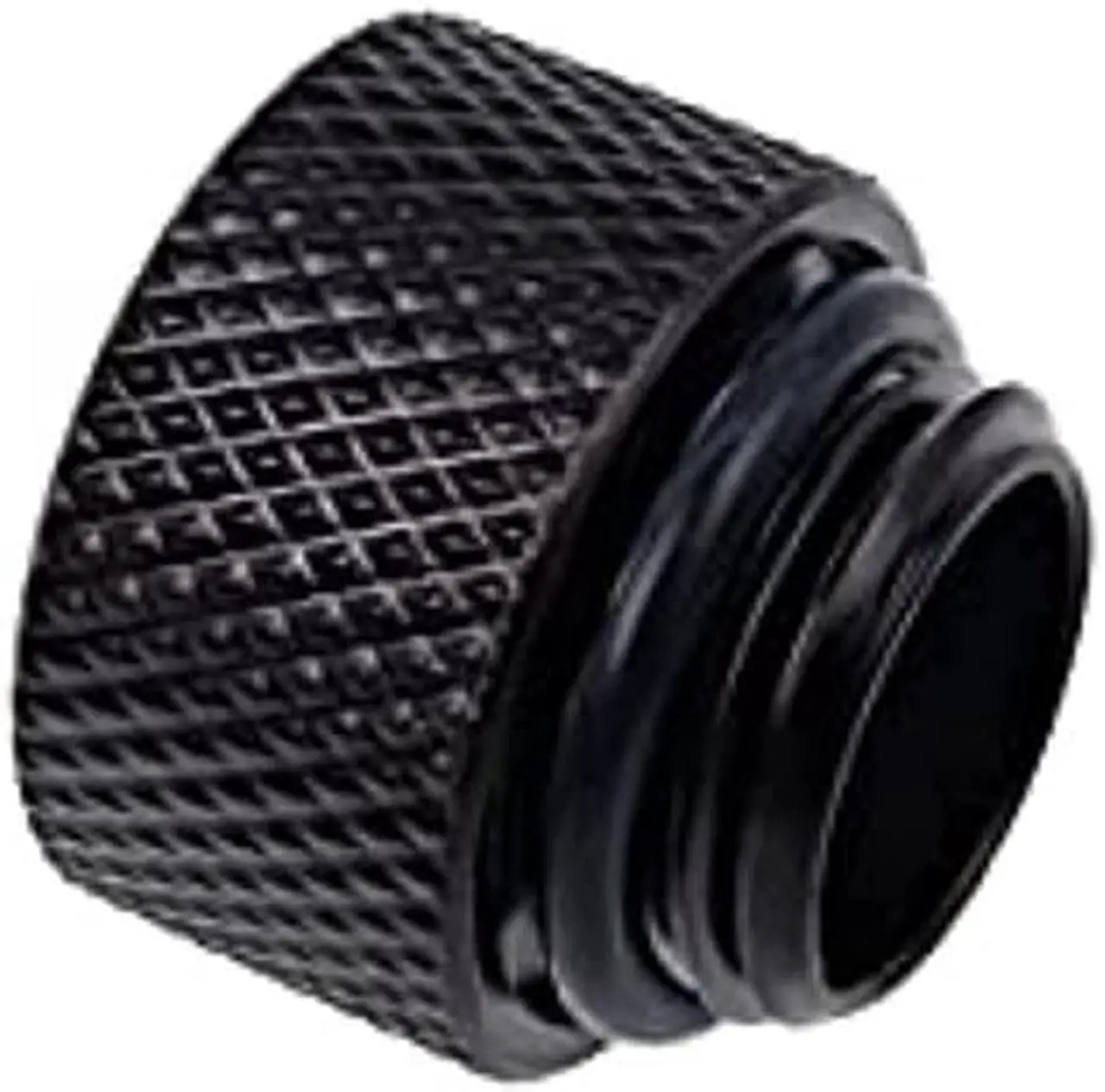 Alt view image 7 of 7 - Alphacool Eiszapfen G1/4" Male to Female 10mm Extender Fitting, Deep Black