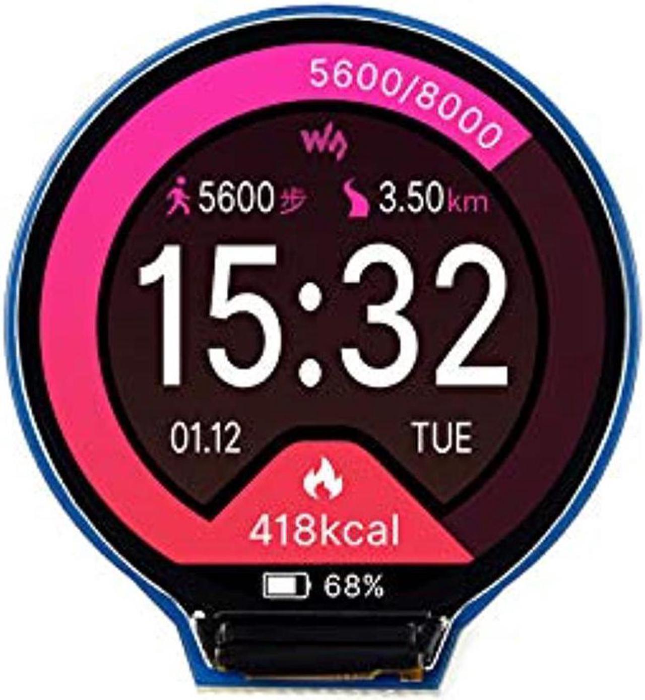 Main image of waveshare 1.28inch round lcd display module 65k rgb colors 240240 resolution with spi interface embedded gc9a01 driver