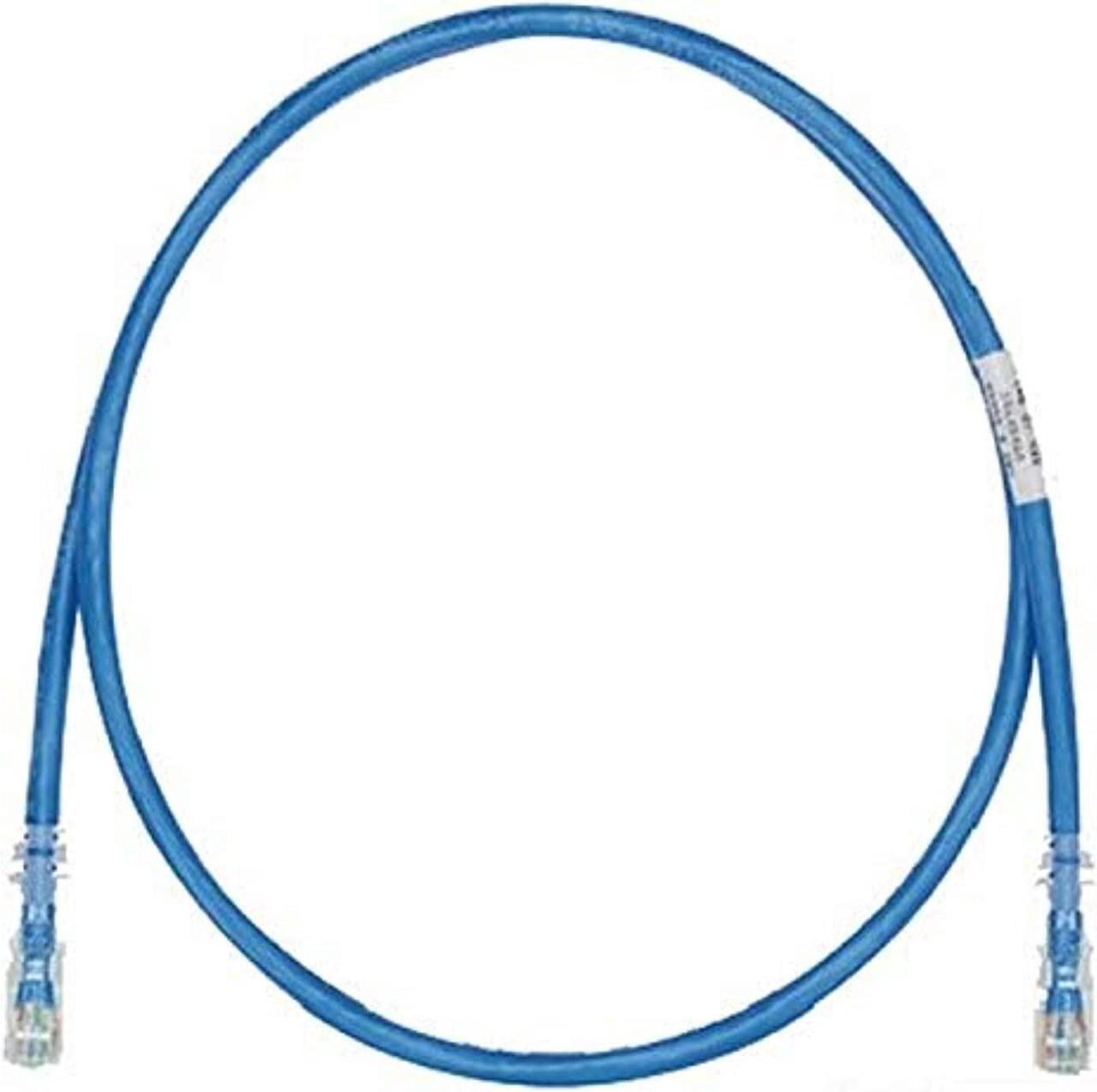 Alt view image 7 of 9 - Panduit UTPSP5BUY 5 ft. Cat 6 Blue Network Ethernet Cable