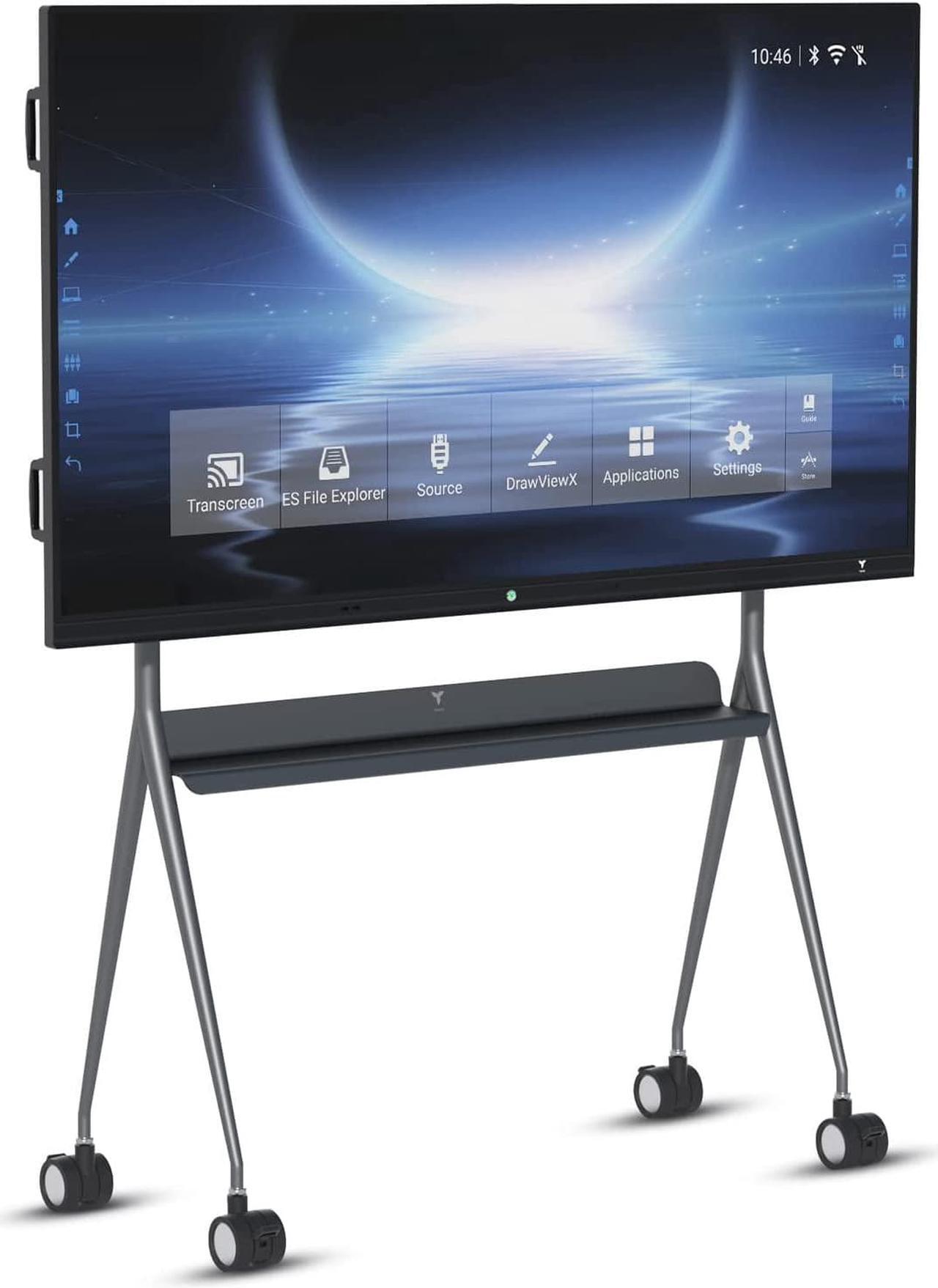Main image of TIBURN 75 inch Interactive Whiteboard, 4K UHD Smartboard Touchscreen Display, Smart Whiteboard with Wall Mount and Movable Stand, Remote Collaboration Smart Board for Classroom and Businesses
