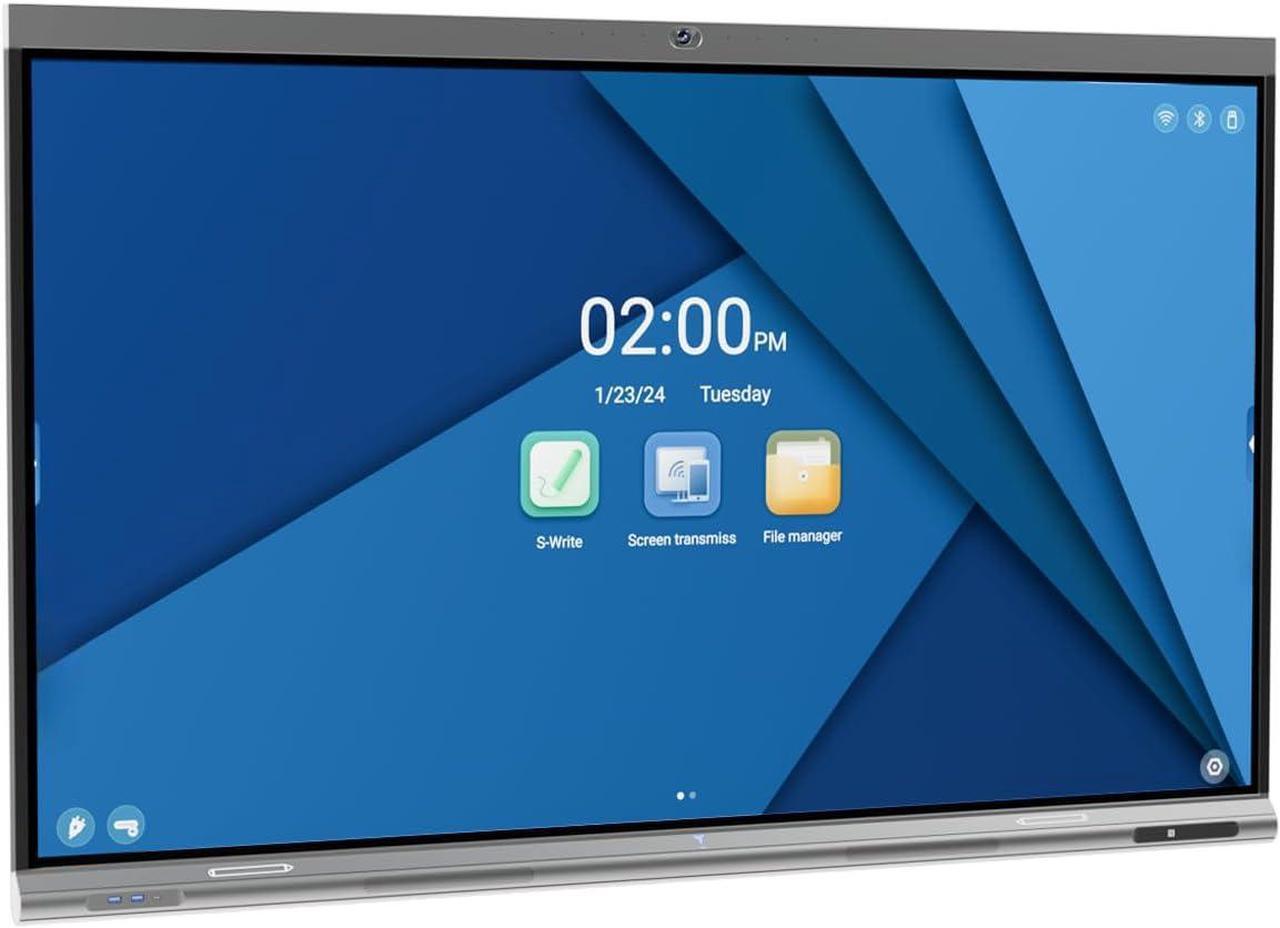 Main image of TIBURN Smart Board, 65 Inch Smart Writing Board with Auto framming Camera, 4K UHD Touch Screen All-in-One Computer for Office and Classroom with an Open App Ecosystem(Board Only)