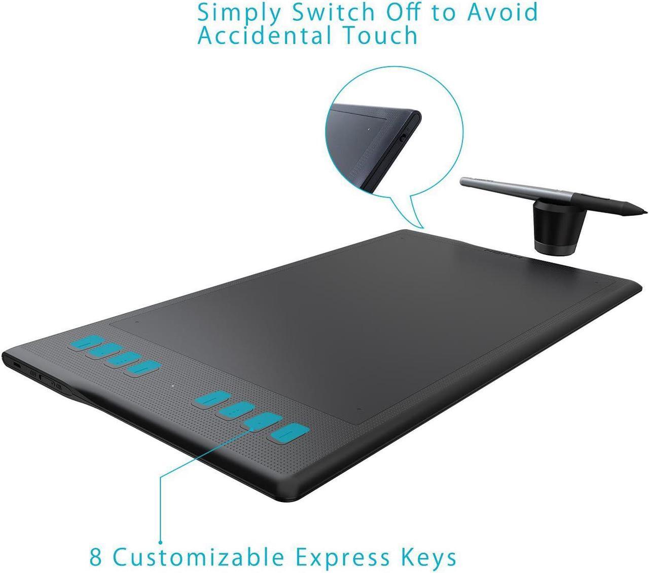 Alt view image 7 of 7 - Huion Inspiroy Q11K 11 x 6.875 inch Wireless Graphic Drawing Tablet with 8192 Pressure Sensitivity level and 8 Programmable Press Keys