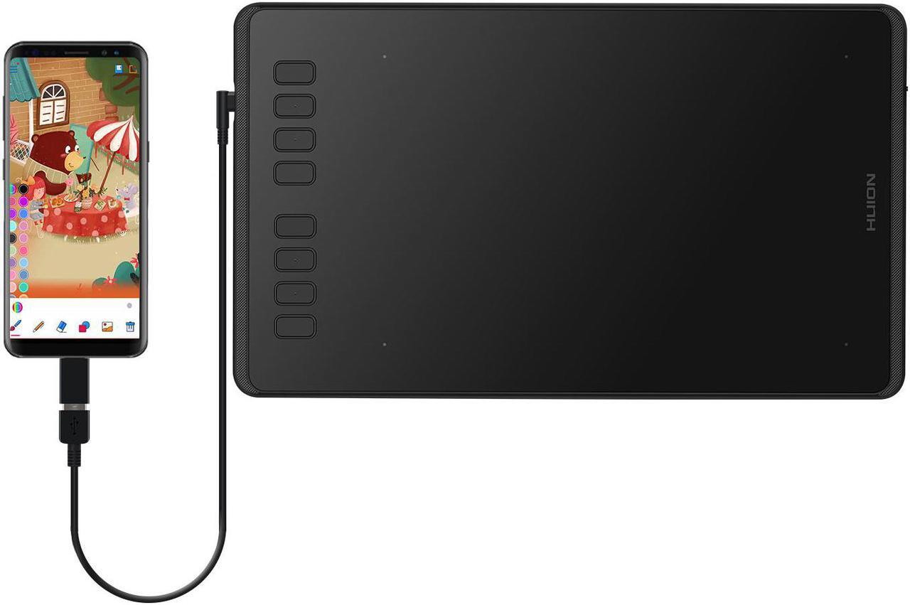 Main image of HUION Inspiroy H950P 8.7 x 5.4inch  Drawing Pen Tablets Digital Drawing Pad  Graphic Tablet, Tilt Feature Battery-Free Pen 8192 Pressure Sensitivity and 8 Programmable Press Keys