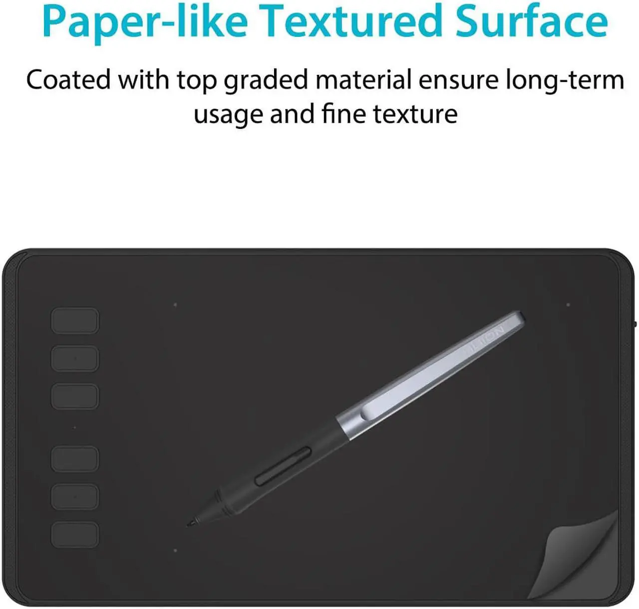 Alt view image 7 of 7 - Huion Inspiroy H640P 6.3 x 3.9inch Graphics Drawing Pen Tablet Android Support with Battery-Free Stylus PW100 and 6 Programmable Press Keys