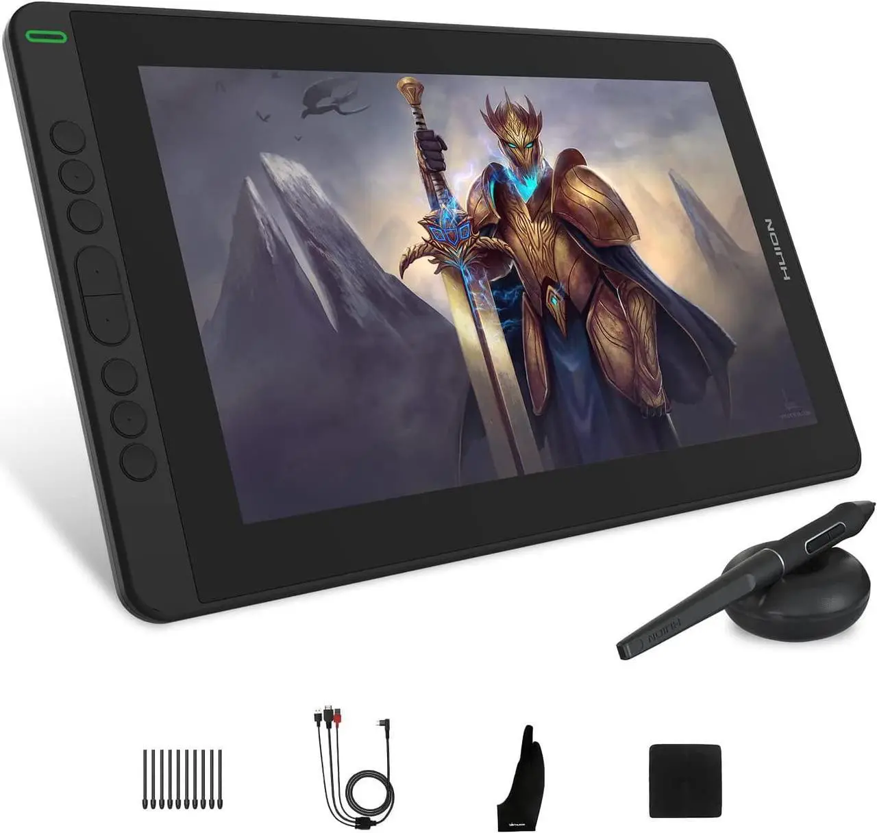 Main image of HUION KAMVAS 13 Drawing Tablet with Screen, 13.3" Full-Laminated Graphics Tablet with Battery-Free Stylus Tilt Support for Digital Art, Paint & Design, Work with Mac, PC & Mobile, Black