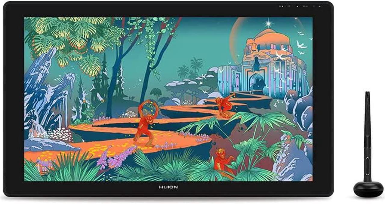 Main image of HUION Kamvas 24 Drawing Tablet with Screen 2.5K QHD Graphic Monitor Pen Display Battery-Free Stylus, 120%s RGB, Come with Glove, Adjustable Stand -23.8 Inch