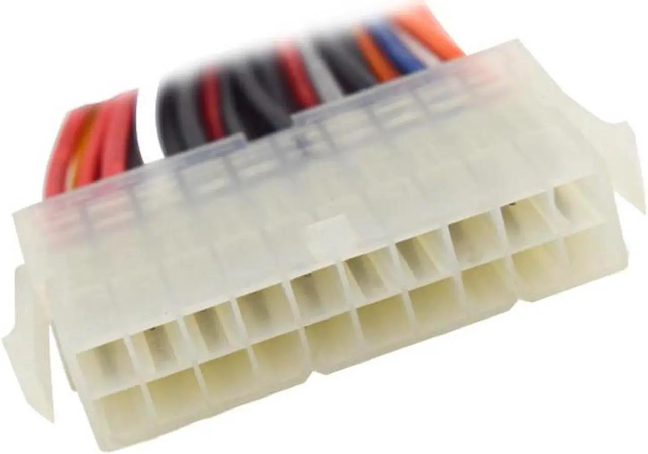 Alt view image 3 of 4 - ATX 20pin to 24 Pin Power Adpater Cable, PSU 20-pin to Motherboard 24-pin Power Converter Cord - 20 Pin Female to 24 Pin Male - 6 Inches