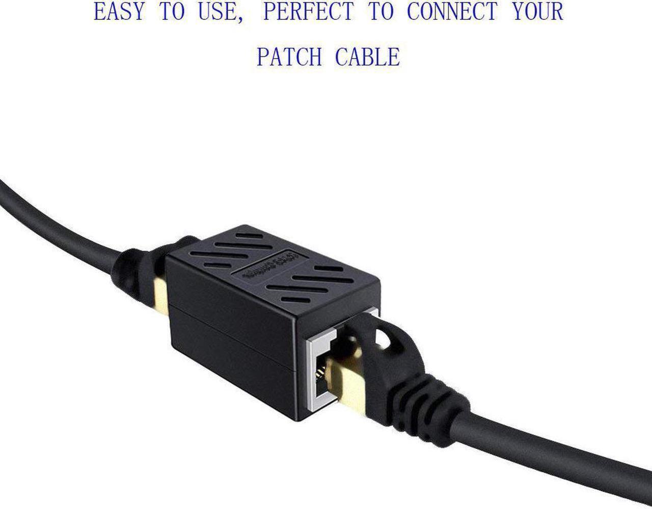 Alt view image 7 of 7 - RJ45 Coupler, Ethernet Coupler, Ethernet Cable Extender Adapter, Ethernet Coupler for Cat 7 Cat6 Cat5 Cat5e Ethernet Cable Coupler Network Coupler, Female to Female (2 Pack)