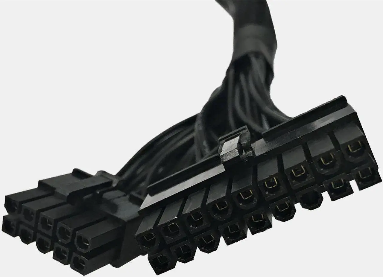 Alt view image 5 of 6 - (24-INCH) ATX 24(20+4)-Pin to 18-Pin + 10-Pin Extension Modular PSU for Seasonic M12II Evo Series 520, 620, 650, 750, 850