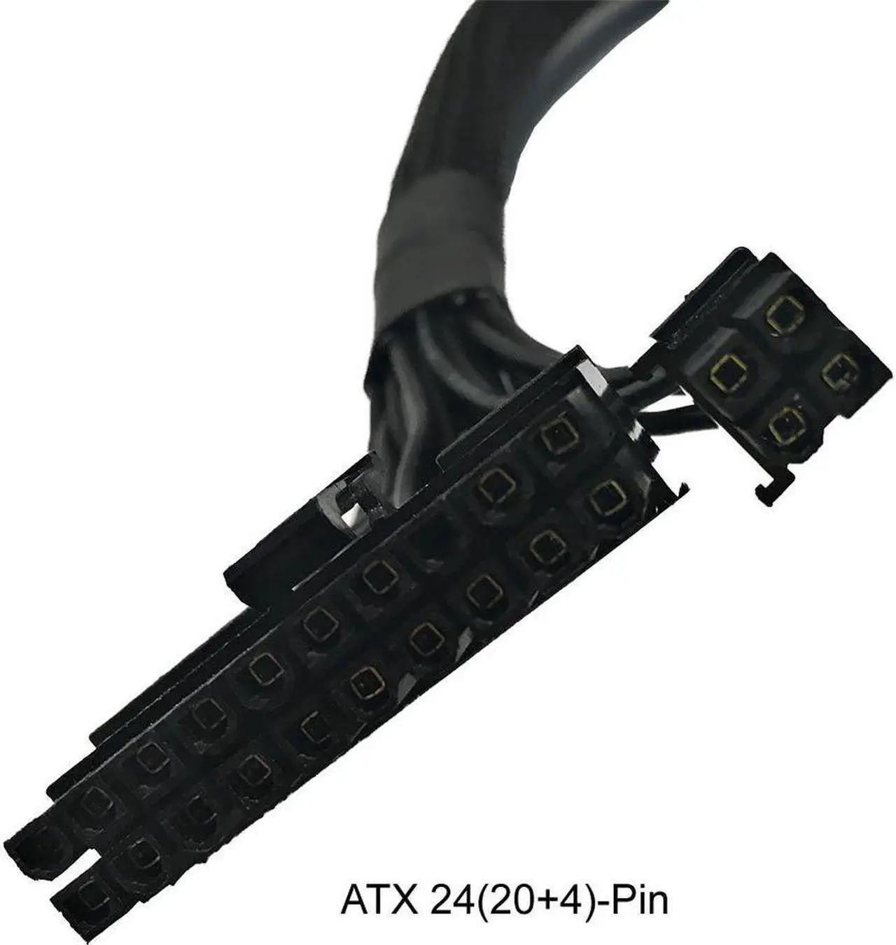 Alt view image 2 of 6 - (24-INCH) ATX 24(20+4)-Pin to 18-Pin + 10-Pin Extension Modular PSU for Seasonic M12II Evo Series 520, 620, 650, 750, 850
