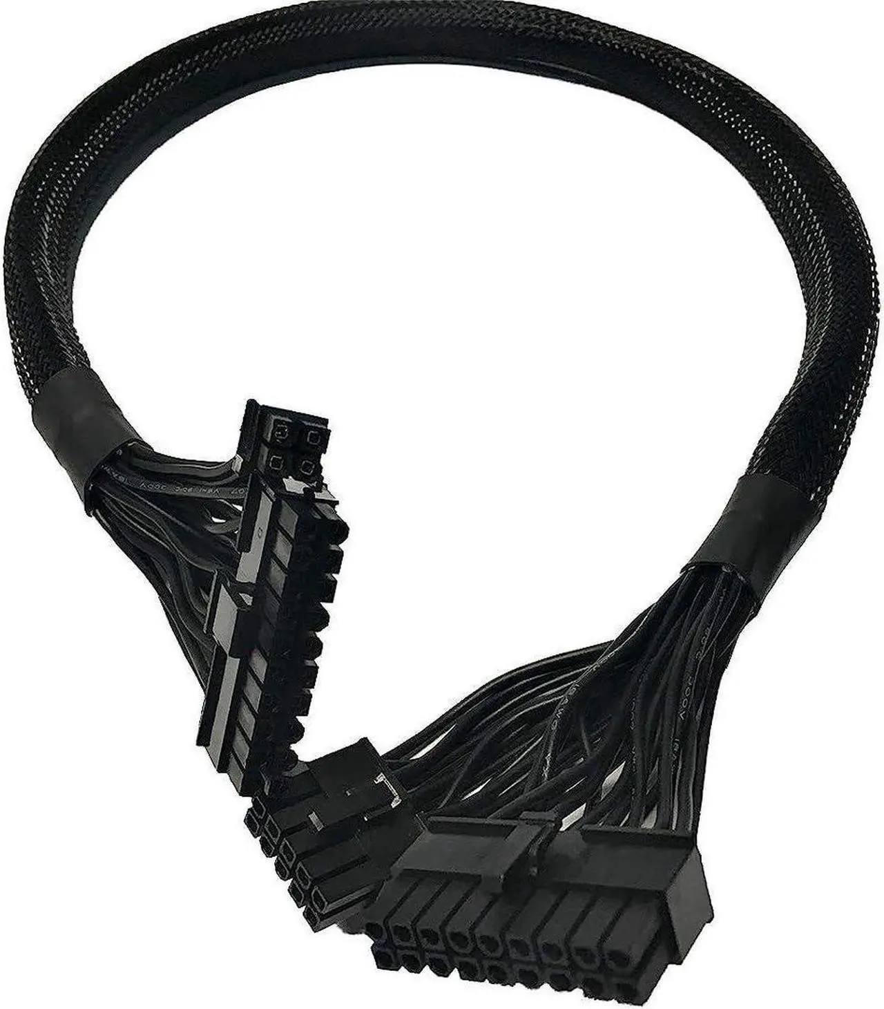 Alt view image 6 of 6 - (24-INCH) ATX 24(20+4)-Pin to 18-Pin + 10-Pin Extension Modular PSU for Seasonic M12II Evo Series 520, 620, 650, 750, 850