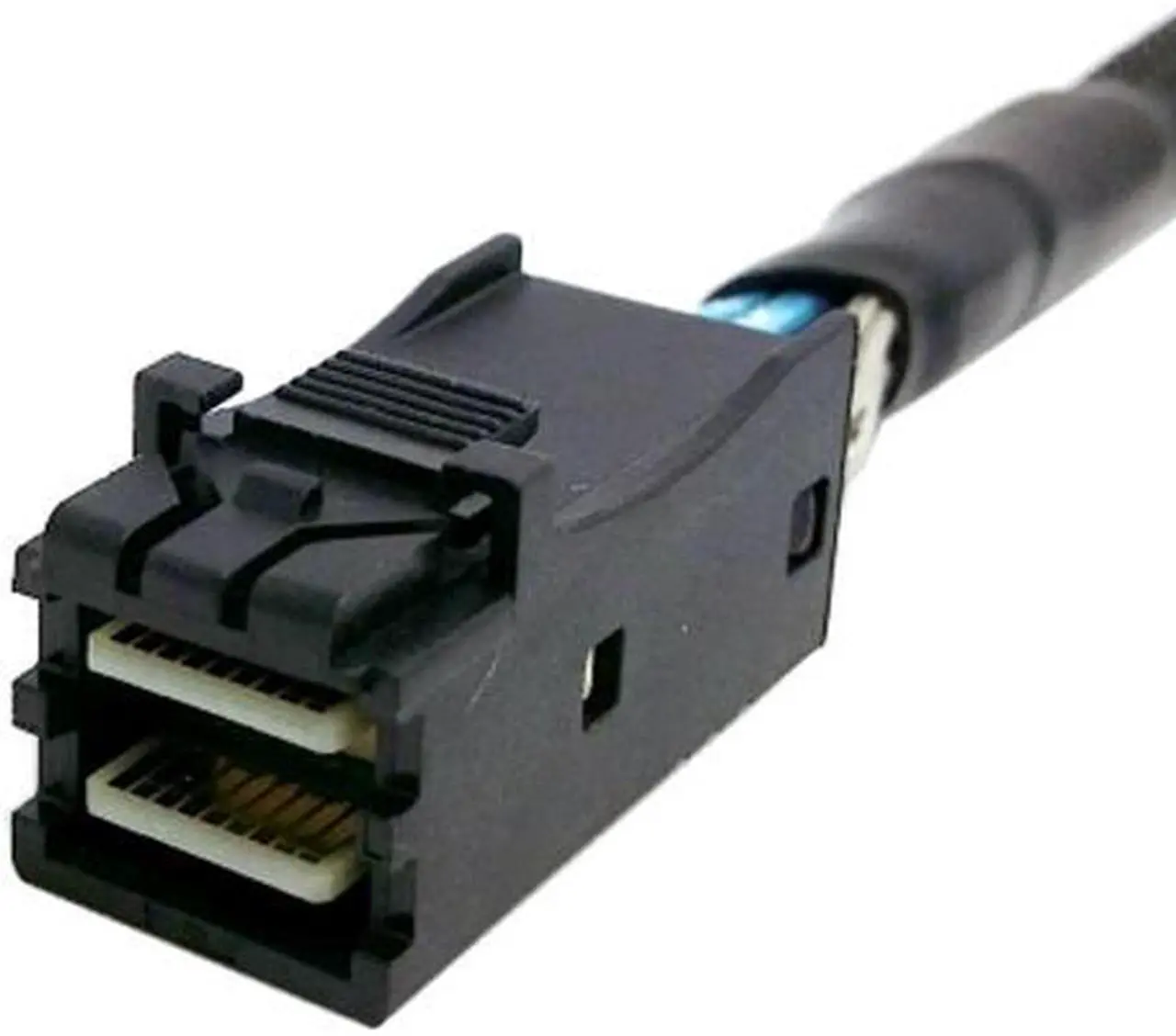 Alt view image 2 of 7 - U.2 U2 SFF-8639 NVME PCIe SSD Cable for Mainboard SSD M.2 SFF-8643 Mini SAS HD 100 cm