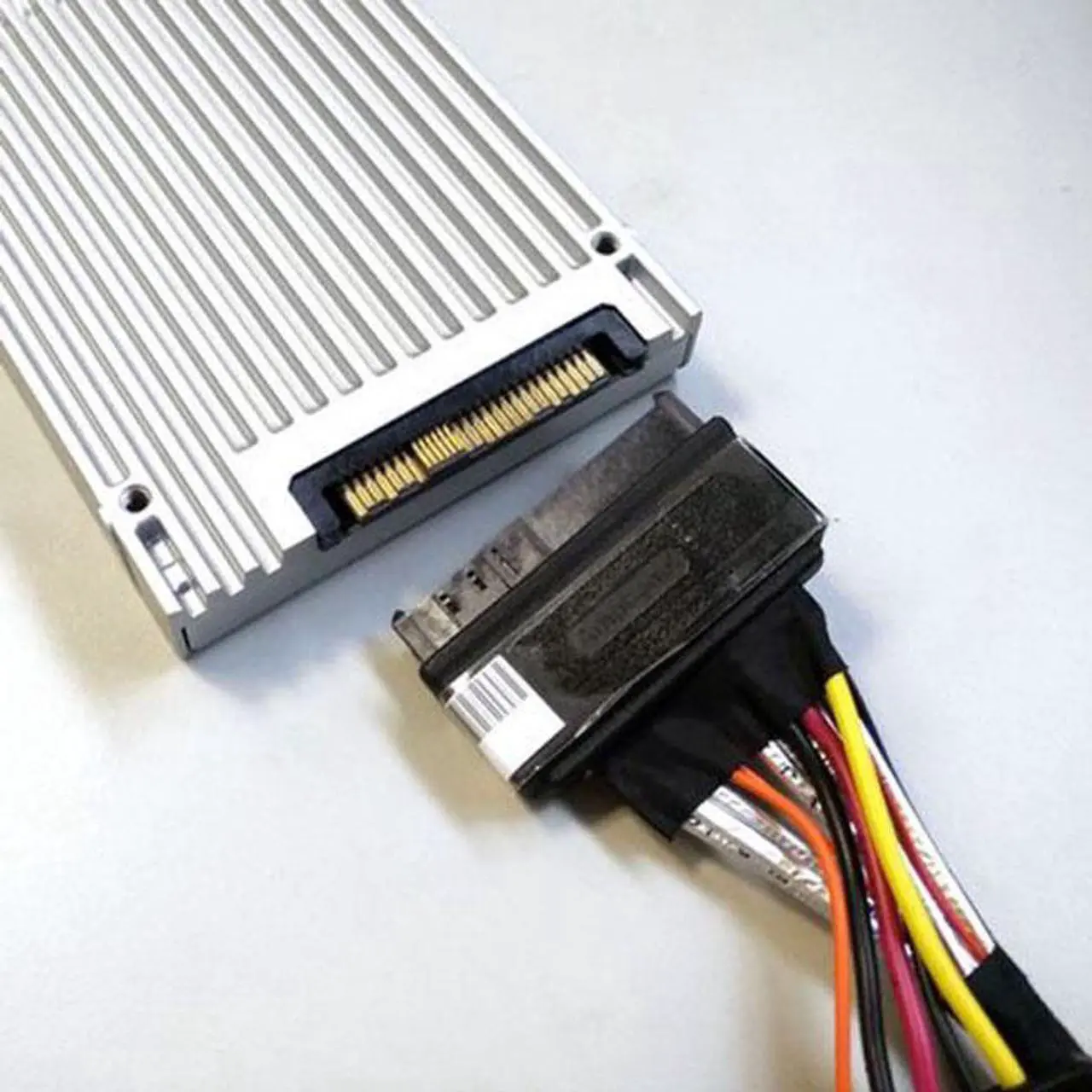 Alt view image 7 of 7 - U.2 U2 SFF-8639 NVME PCIe SSD Cable for Mainboard SSD M.2 SFF-8643 Mini SAS HD 100 cm