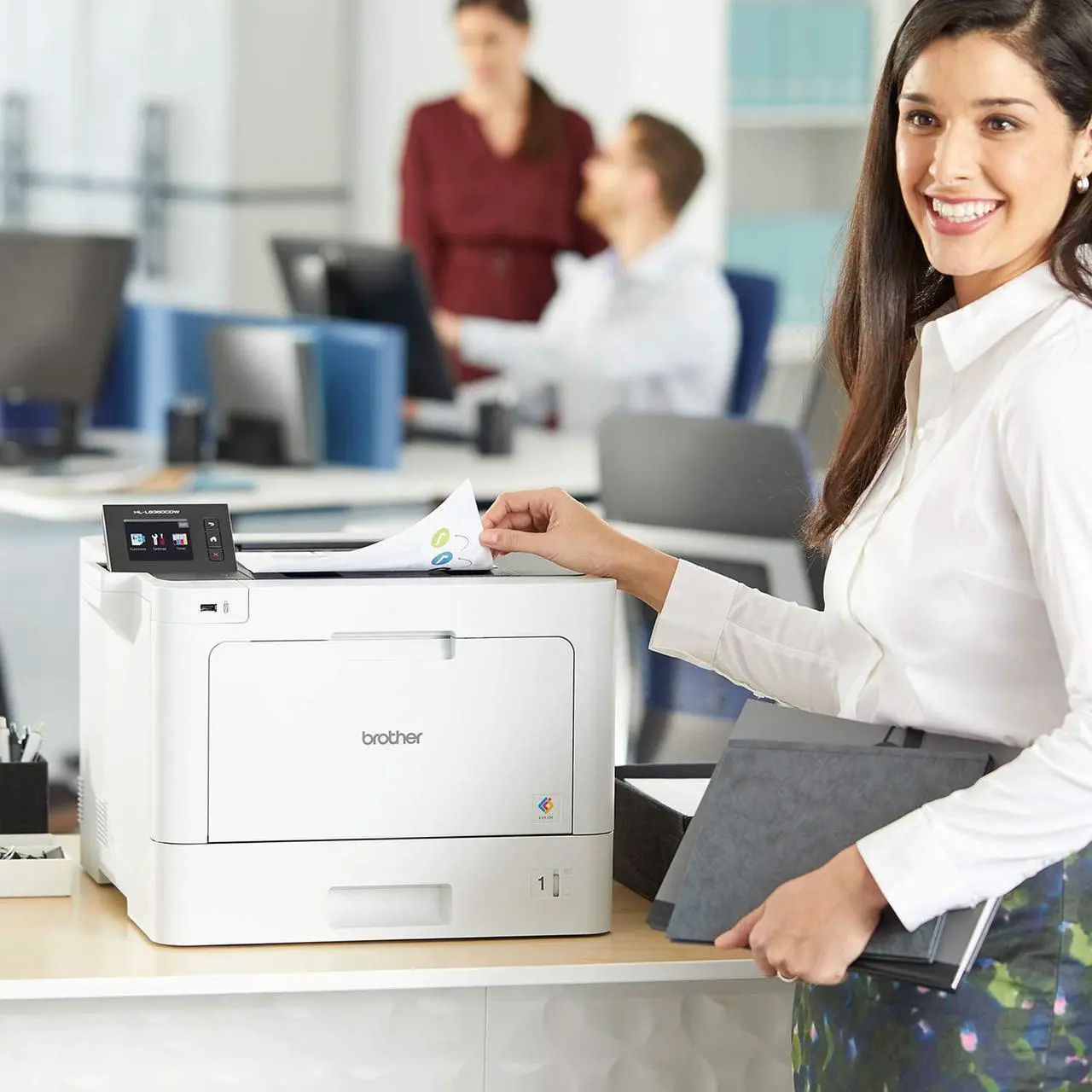 Alt view image 4 of 8 - Brother Business Color Laser Printer, HL-L8360CDW, Wireless Networking, Automatic Duplex Printing, Mobile Printing, Cloud printing