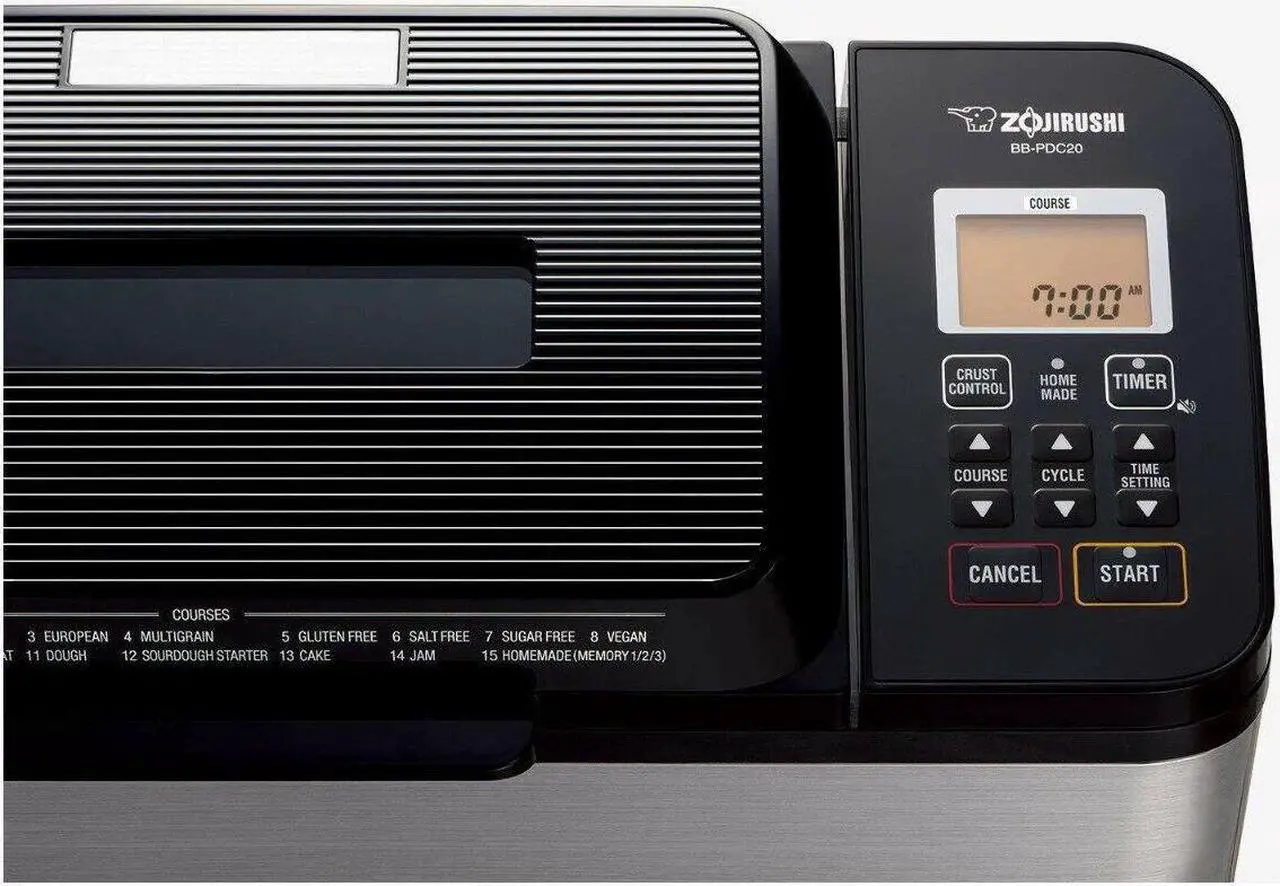 Alt view image 2 of 6 - Zojirushi BB-PDC20BA Home Bakery Virtuoso Plus Breadmaker