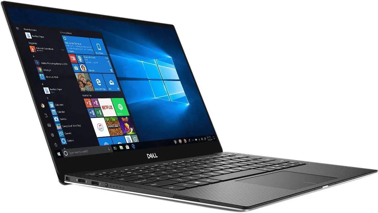 Alt view image 2 of 6 - Flagship Dell XPS 13 7390 Laptop Computer 13.3" FHD Touchscreen 10th Gen Intel Quad-Core i5-10210U (>i7-8550U) 4GB RAM 512GB SSD Fingerprint Backlit Thunderbolt Win 10