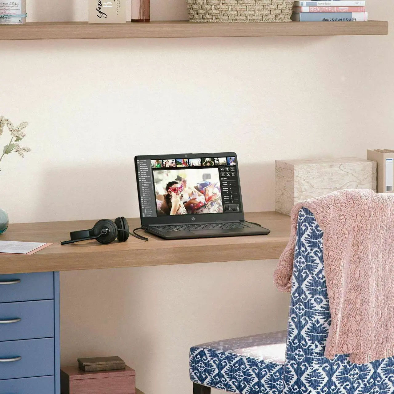 Alt view image 7 of 7 - 2021 Newest HP Laptop 14-inch HD Display, AMD Athlon Gold 3150U, 4GB RAM, 128GB SSD, Thin & Portable, Webcam, HDMI, Wi-Fi, Bluetooth, Windows 10 S Mode 1 Year of Office 365