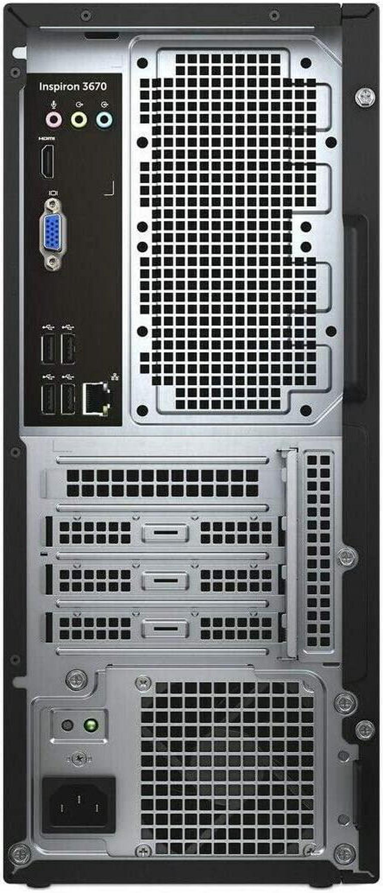 Alt view image 4 of 7 - Dell Inspiron 3670 Desktop Computer PC, Intel 8-Cores i7-9700 Desktop Processor up to 4.7GHz, 8GB DDR4, 128GB SSD, 1TB HDD, 4GB GeForce GTX 1050Ti WiFi Bluetooth MaxxAudio USB 3.1 HDMI Win 10
