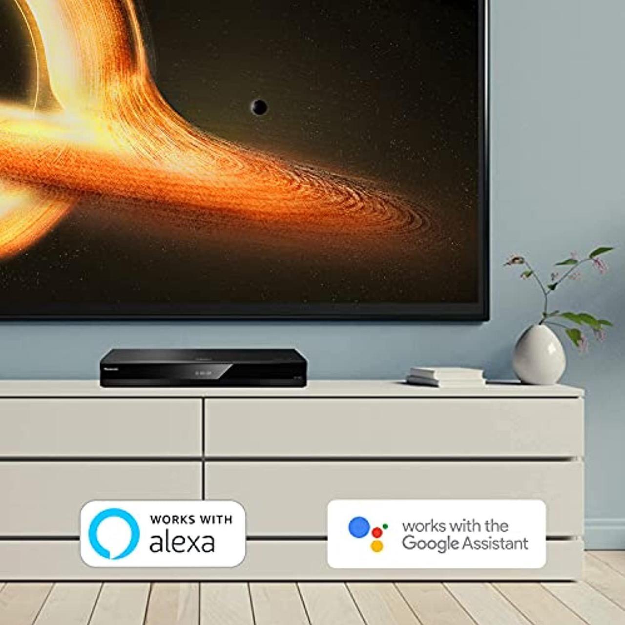 Alt view image 13 of 20 - panasonic 4k ultra hd bluray player with hdr10+ and dolby vision playback, hires sound, 4k vod streaming  black dpub820